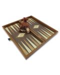 Σετ σκάκι και τάβλι Manopoulos -Χρώμα Wenge, 38 x 19 εκ - 6t