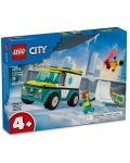 Κατασκευαστής LEGO City - Ασθενοφόρο έκτακτης ανάγκης και snowboarder(60403) - 1t