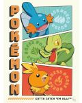 Σετ μίνι Αφίσες GB Eye Games: Pokemon - Starters - 8t