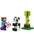 Κατασκευαστής  LEGO Minecraft -Steve and Baby Panda (30672) - 2t