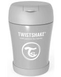 Δοχείο τροφίμων Twistshake -Γκρι, ανοξείδωτο, 420 ml - 2t