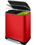 Κάδος ανακύκλωσης  EKO Europe - E-Cube, 28 + 18 L, κόκκινο - 2t