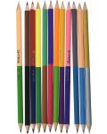 Σετ δίχρωμα μολύβια Pelikan - 24 χρωμάτων, στρογγυλά - 3t