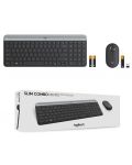 Σετ ασύρματο ποντίκι και πληκτρολόγιο Logitech - Combo MK470, γκρι - 3t