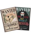 Σετ μίνι αφίσες GB eye Animation: One Piece - Brook & Chopper Wanted Posters - 1t
