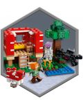Κατασκευαστής Lego Minecraft -  Το σπίτι των μανιταριών (21179) - 4t