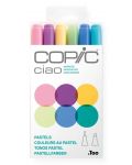 Σετ μαρκαδόρων Too Copic Ciao - Παστέλ αποχρώσεις, 6 χρώματα - 1t