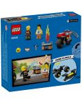 Κατασκευαστής LEGO City - Πυροσβεστική μοτοσυκλέτα διάσωσης (60410) - 2t