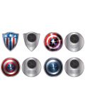 Σετ κονκάρδες  Half Moon Bay Marvel: Avengers - Captain America (Shield) - 2t