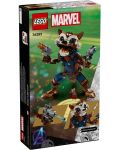 Κατασκευαστής LEGO Marvel Super Heroes -Rocket και Baby Groot(76282) - 8t
