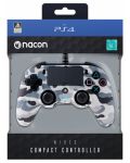 Χειριστήριο Nacon - Wired Compact Controller, Camo Grey (PS4) - 5t