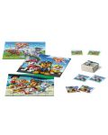 Σετ 3 παζλ και παιχνίδι μνήμης Ravensburger - Paw Patrol - 2t