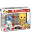 Σετ φιγούρες Funko POP! Movies: Star Wars - R2-D2 & C-3PO (Retro Reimagined) (Special Edition) (Disney 100th) - 2t