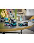 Κατασκευαστής LEGO City - Αγωνιστικό αυτοκίνητο και φορτηγό μεταφοράς αυτοκινήτων(60406) - 10t