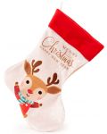 Χριστουγεννιάτικη κάλτσα Amek Toys - Ελαφάκι, 28 cm - 1t