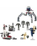Κατασκευαστής LEGO Star Wars - Πακέτο μάχης Clone Stormtroopers και Battle Droids (75372) - 2t