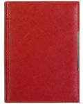 Δερμάτινο σημειωματάριο-ατζέντα Lemax Novaskin - Κόκκινο, A5 Standart - 1t