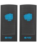 Ηχοσύστημα  Fury - Speaker, 2 τεμάχια 2.0, μαύρο - 2t