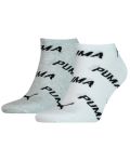 Σετ κάλτσες Puma - BWT Sneaker, 2 ζευγάρια, λευκό/γκρι - 1t