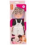 Σετ ρούχων κούκλας Orange Toys Sweet Sisters - Αμάνικο τζιν φόρεμα - 1t