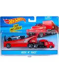 Σετ Mattel Hot Wheels Super Rigs - Φορτηγό και αυτοκίνητο. ποικιλία - 4t
