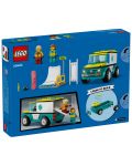 Κατασκευαστής LEGO City - Ασθενοφόρο έκτακτης ανάγκης και snowboarder(60403) - 2t