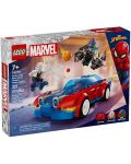 Κατασκευαστής LEGO Marvel Super Heroes - Αγωνιστικό αυτοκίνητο του Spiderman και Venom the Green Goblin(76279) - 1t