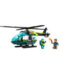 Κατασκευαστής LEGO City - Ελικόπτερο διάσωσης για βοήθεια έκτακτης ανάγκης (60405) - 3t