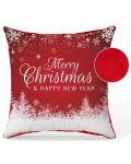 Χριστουγεννιάτικο μαξιλάρι Amek Toys- Merry Christmas and a Happy New Year - 1t