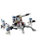 Κατασκευαστής LEGO Star Wars - Πακέτο μάχης 501 Clone Stormtrooper (75345) - 3t