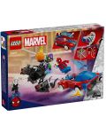Κατασκευαστής LEGO Marvel Super Heroes - Αγωνιστικό αυτοκίνητο του Spiderman και Venom the Green Goblin(76279) - 8t