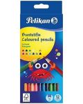 Σετ χρωματιστά τριγωνικά μολύβια Pelikan –  12 χρωμάτων - 1t
