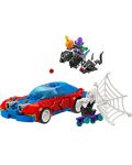 Κατασκευαστής LEGO Marvel Super Heroes - Αγωνιστικό αυτοκίνητο του Spiderman και Venom the Green Goblin(76279) - 2t