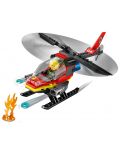 Κατασκευαστής LEGO City - Πυροσβεστικό ελικόπτερο διάσωσης(60411) - 4t
