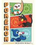 Σετ μίνι Αφίσες GB Eye Games: Pokemon - Starters - 2t