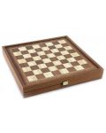 Σετ σκάκι και τάβλι Manopoulos -Χρώμα καρυδιάς, 41 x 41 cm - 6t