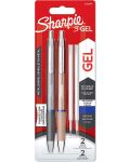 Σετ στυλό gel Sharpie S-Gel - 0,7 mm, 2 στυλό και 2 ανταλλακτικά - 1t