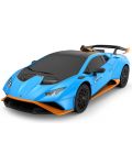 Αυτοκίνητο με τηλεχειριστήριο Rastar - Lamborghini Huracan STO Radio/C, μπλε, 1:24 - 1t