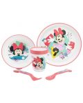 Σετ φαγητού  Stor - Minnie Mouse Being More Minnie, 5 τεμαχίων  - 1t