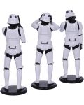 Σετ ειδώλων Nemesis Now Star Wars: Original Stormtrooper - Three Wise Stormtroopers, 14 εκ - 3t