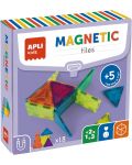 Κατασκευαστής Apli Kids - Με διαφανή μαγνητικά πλακάκια, 18 μέρη - 1t