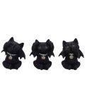 Σετ αγαλματίδια Nemesis Now Adult: Humor - Three Wise Vampuss, 9 cm - 1t