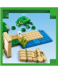 Κατασκευαστής LEGO Minecraft - Το σπίτι της χελώνας στην παραλία (21254) - 7t