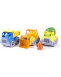 Σετ οχημάτων κατασκευής Green Toys, 3 τεμάχια - 1t