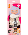 Σετ ρούχων κούκλας Orange Toys Sweet Sisters - Μπεζ δερμάτινο μπουφάν - 1t