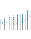 Σετ τρυπανιού Bosch - Robust Line Expert, 7 εξαρτήματα, CYL-9 Multi - 2t