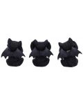 Σετ αγαλματίδια Nemesis Now Adult: Humor - Three Wise Vampuss, 9 cm - 3t