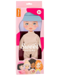 Σετ ρούχων κούκλας Orange Toys Sweet Sisters - Μπεζ αθλητική φόρμα - 1t