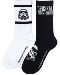 Σετ 2 ζευγαριών κάλτσες  ItemLab Movies: Star Wars - Stormtrooper - 1t