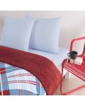 Σετ κρεβατοκάμαρας με κουβέρτα  TAC - Rialta, κόκκινο - 3t